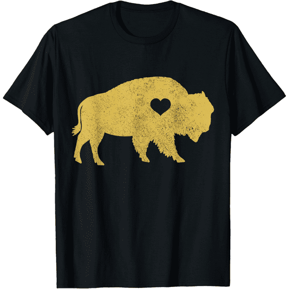 Bison Lover American Buffalo National Park Souvenir Vintage T-Shirt