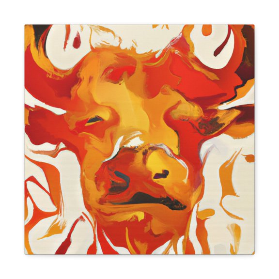 Bison Pop Art Splendor - Canvas
