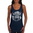 thumbnail image 1 of Bison Portrait Women's Tank Top American Buffalo Head Western Wildlife Nature Majestic Bull Symbol of Strength, 1 of 7