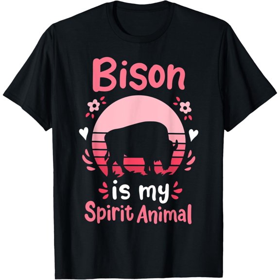 Bison Spirit Animal T-Shirt