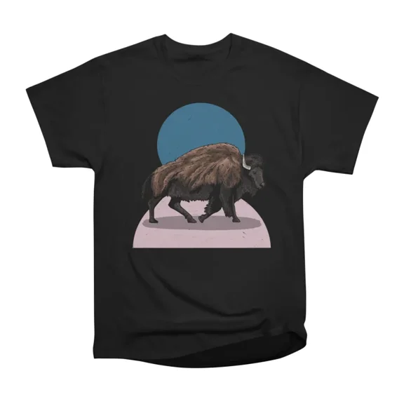 Bison T-Shirt Tee Gift For Him Merch For Her Apparel For Friend