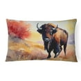 thumbnail image 1 of Bison Throw Pillow 12 in x 16 in, 1 of 4