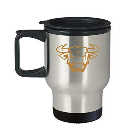 Bison Travel Mug - 14 oz Stainless Steel Coffee Cup - Perfect Gift for Animal Lovers