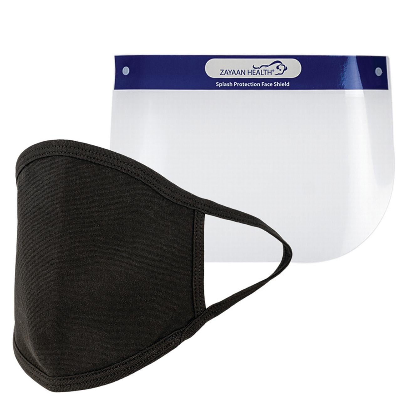 BisonLife Safety Kit for Adults -Set of 10 Face Shields, 6 Cloth Face Covers for Men/Women