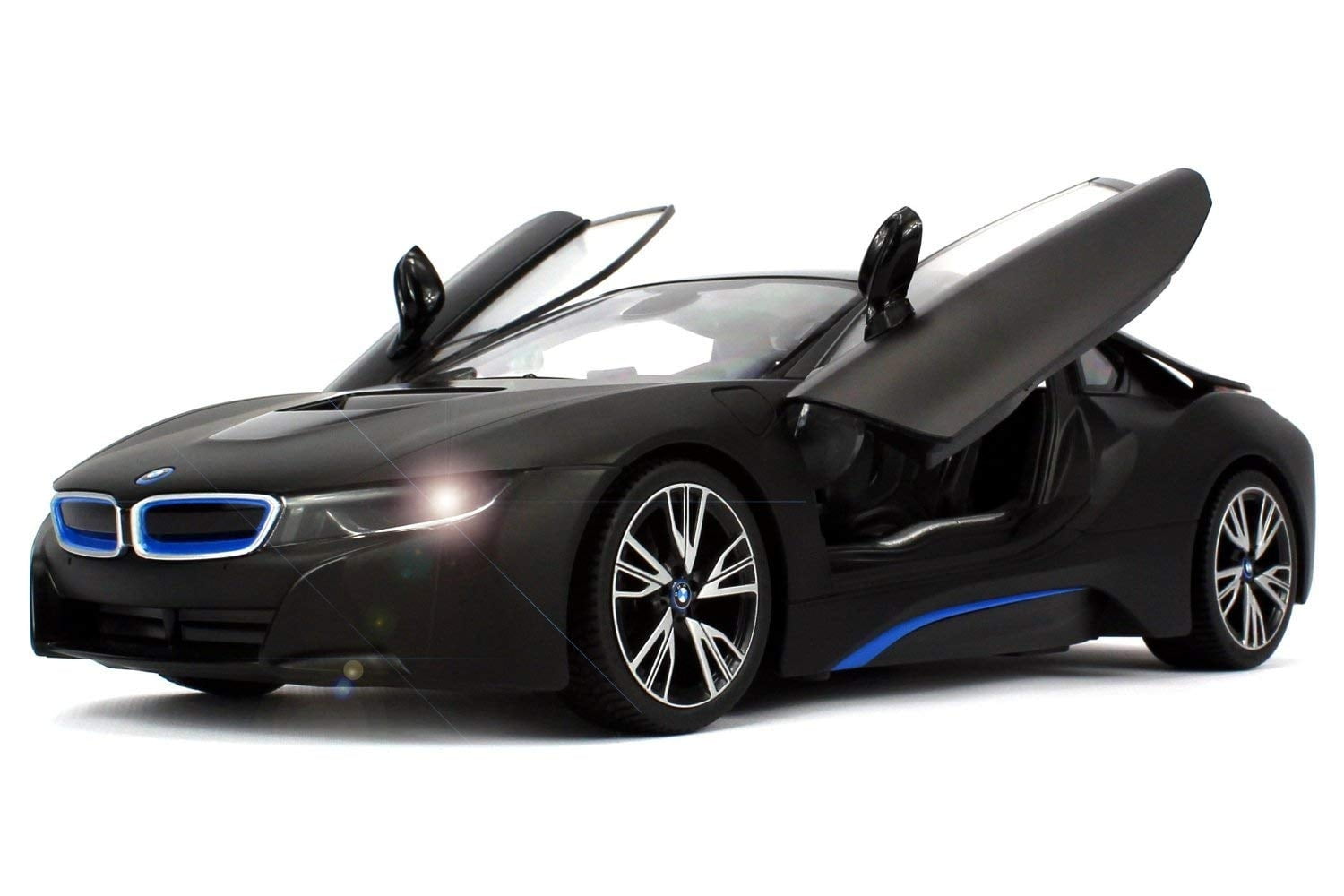 Bisontec 1:14 RC BMW i8 Authentic w/Open Doors RC Car Black