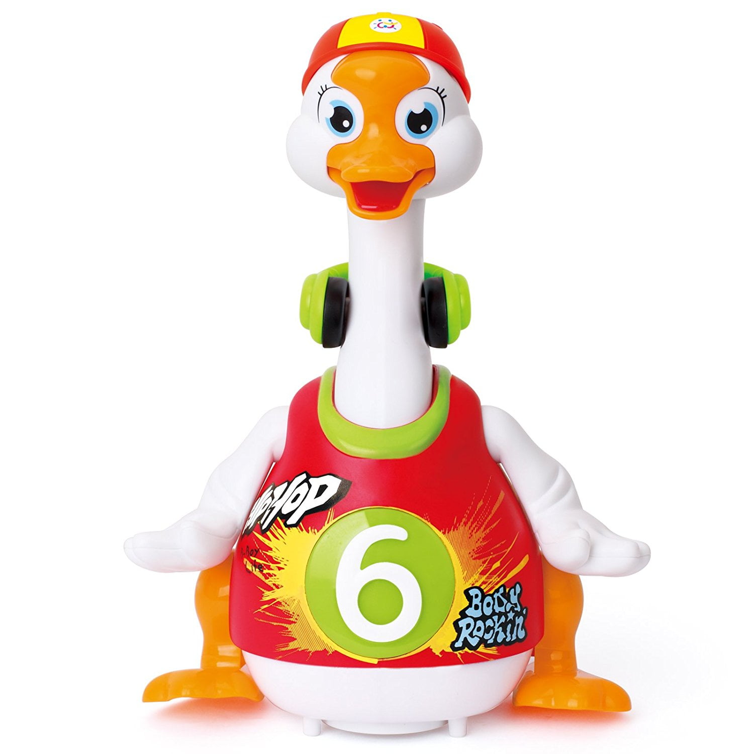 Bisontec Dancing Hip Hop Goose Development Musical Toy (Red)