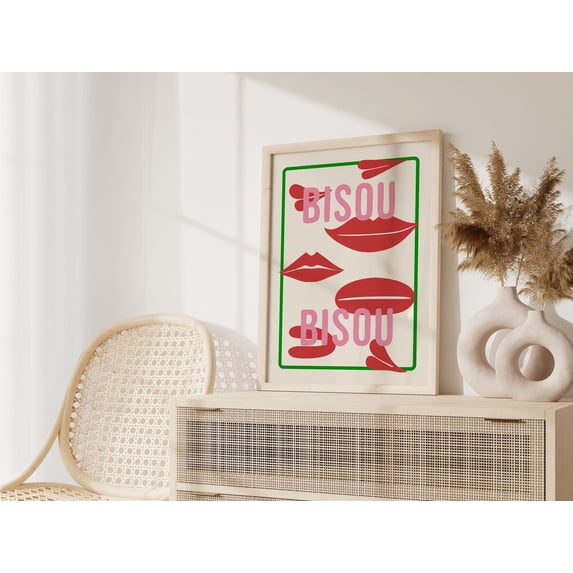 Stay Funky Bisou Bisou, 70s Maximalist Decor, Funky, Y2K Poster, Poster Only ...
