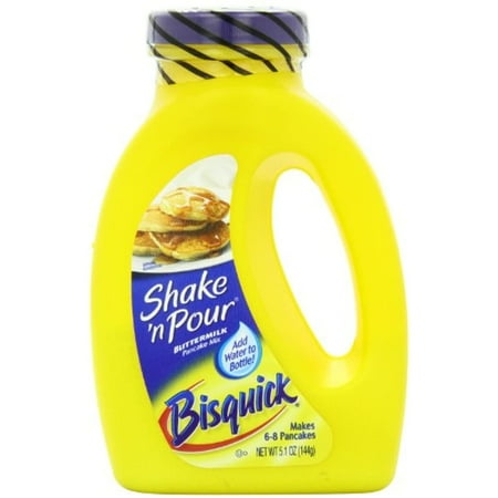 Bisquick Shake N Pour Buttermilk Pancake Mix, 5.1-Ounce Containers (Pack Of 12)