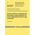thumbnail image 1 of Biss Monographs: Maintaining Families of Rigorous Requirements for Embedded Software Systems (Paperback), 1 of 1
