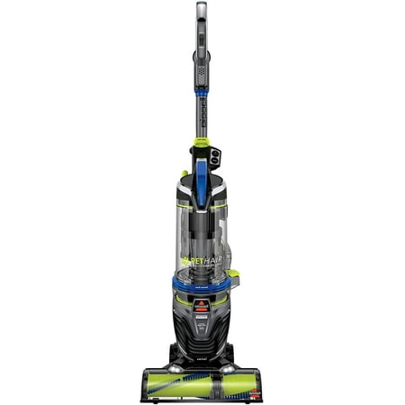 BISSELL - Pet Hair Eraser Turbo Rewind Upright Vacuum - Cobalt Blue and Electric Green