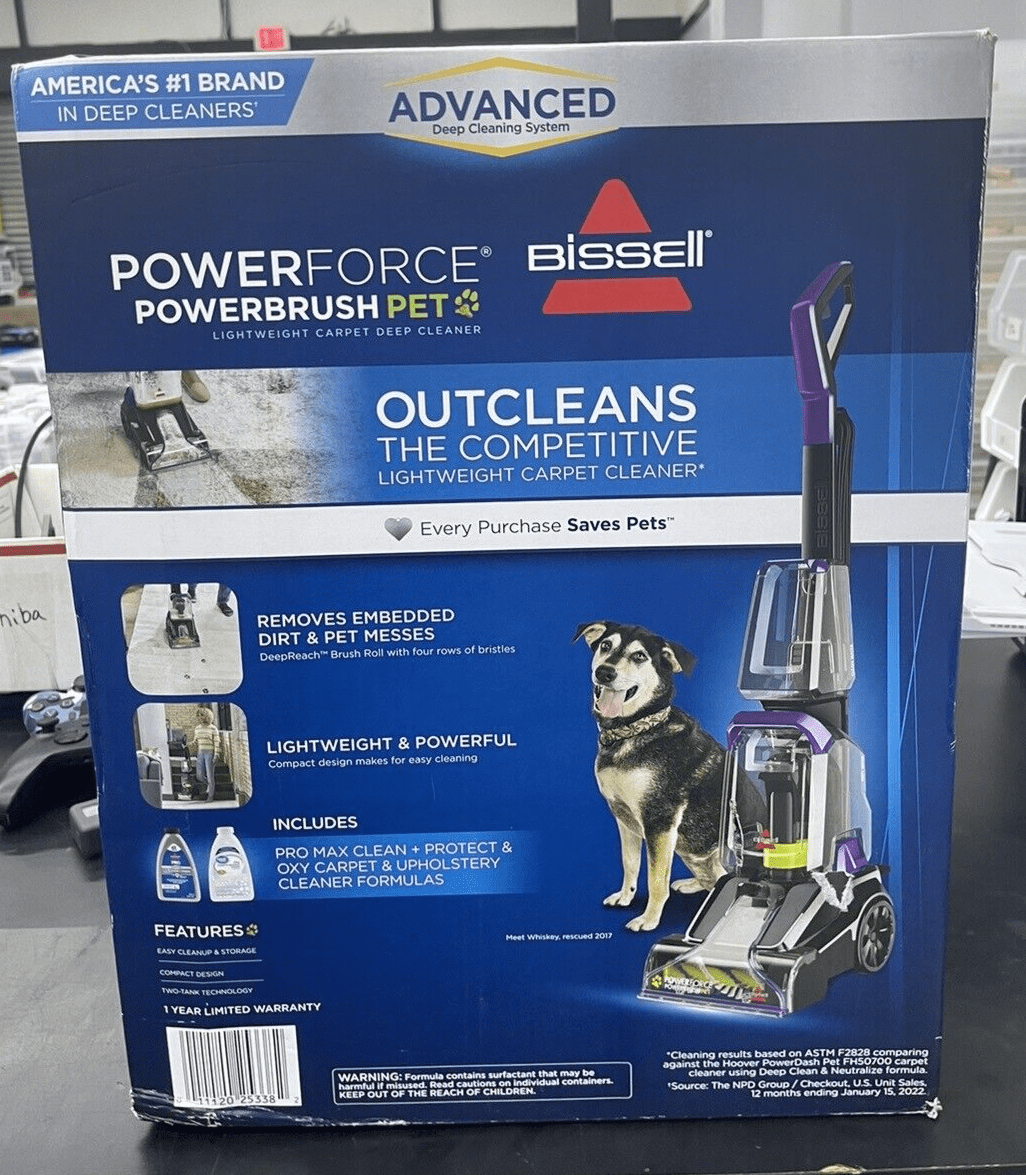 Bissell 2910 Powerforce Powerbrush Pet Lightweight Carpet Washer