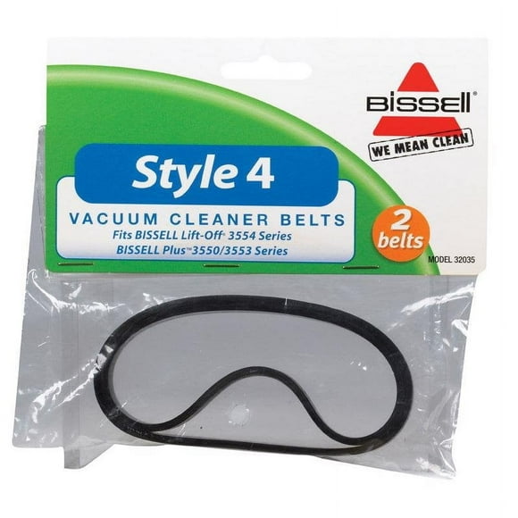 Bissell 32035 Style 4 Vacuum Belt, 2 Pack