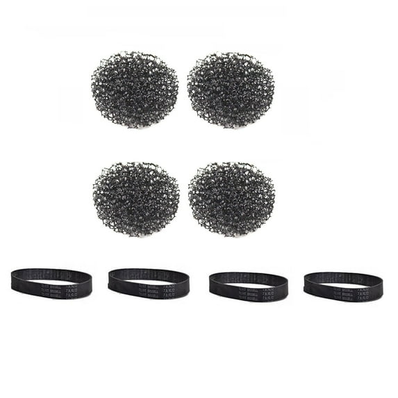 Bissell 3750 Series Upright Vacuum Pre- Motor Filter 2031215 With Free Style 7, 9, 10 Upright Flat Belts 3031120, 32074, 18-3111-00 (2Pack)