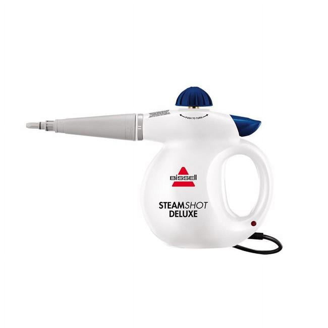 Bissell 6065050 Steam Shot Deluxe Hand Held Hard Surface Steamer, White