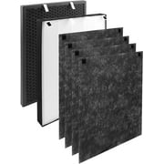 Bissell Air220 & Air320 Replacement HEPA Filter ,Compare to Part# 2677 2678 2804, 1 True HEPA filter+1 Activated Carbon+4 Pre-filters