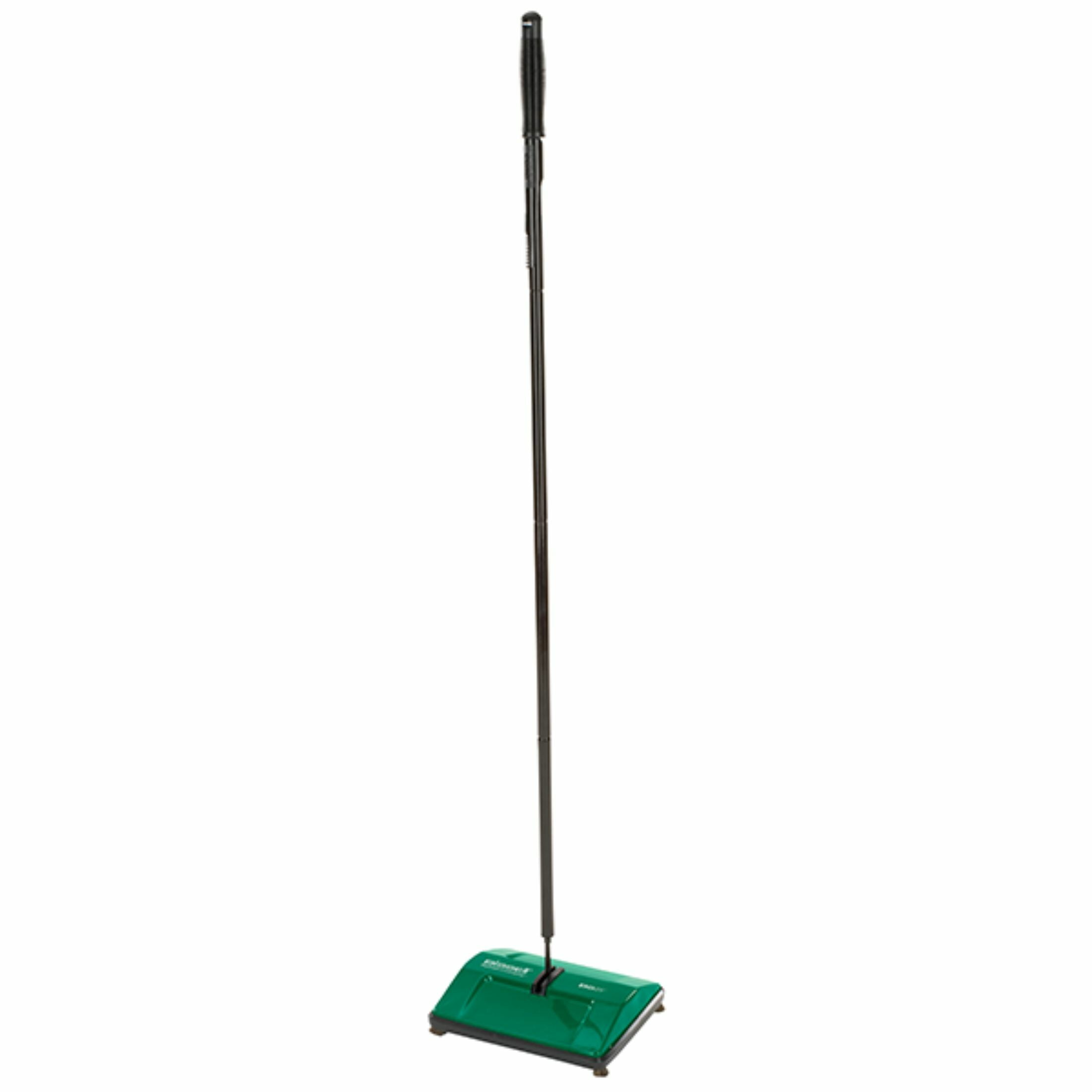 Green Plastic Manual Sweeper with Brushroll