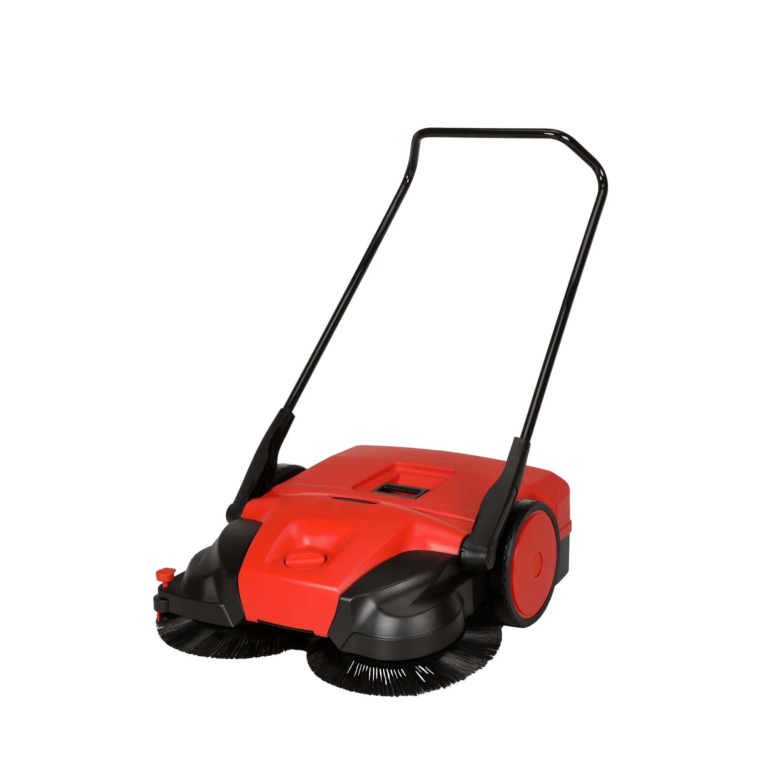 Red and Black 31-Inch Plastic Manual Power Sweeper
