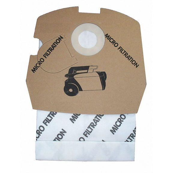 Bissell Commercial Canister Vacuum Bags,Paper,PK12  C3000-PK12