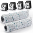thumbnail image 1 of For Bissell Crosswave Hydrosteam Replacement Parts CrossWave Max 2554 2554A 2590 2593 2596 35151 35152 3513 3518, 2pc Pet Brush Rolls 2788 and 4pc Filters 1866, Part 1618641, 1608684, 1 of 8