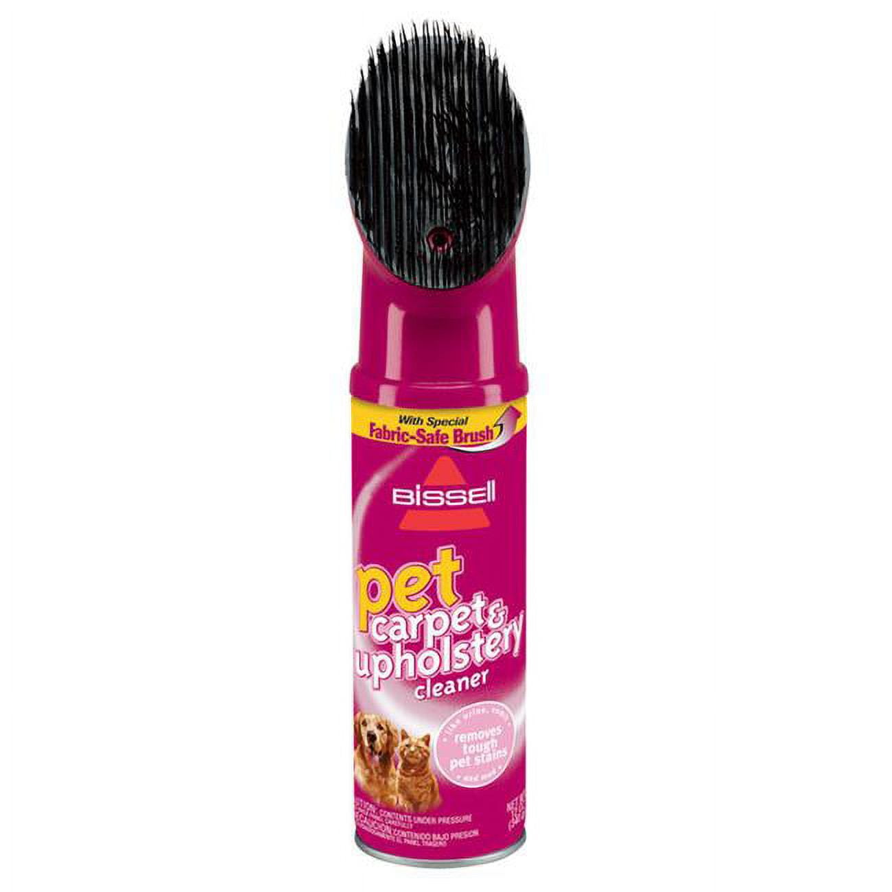 Bissell Pet Carpet & Upholstery Cleaner Liquid with Fabric-Safe Brush