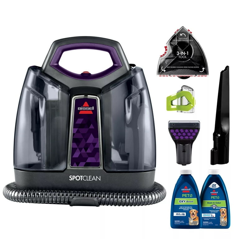 BISSELL SpotClean ProHeat Pet Portable Carpet Upholstery Car Auto Cleaner 2513U