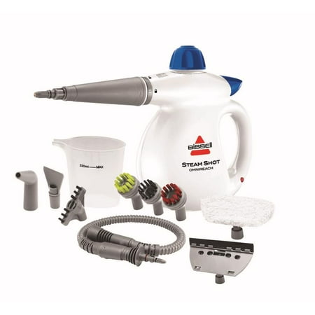 BISSELL - Steam Shot OmniReach Handheld Steam Cleaner & Sanitizer - White