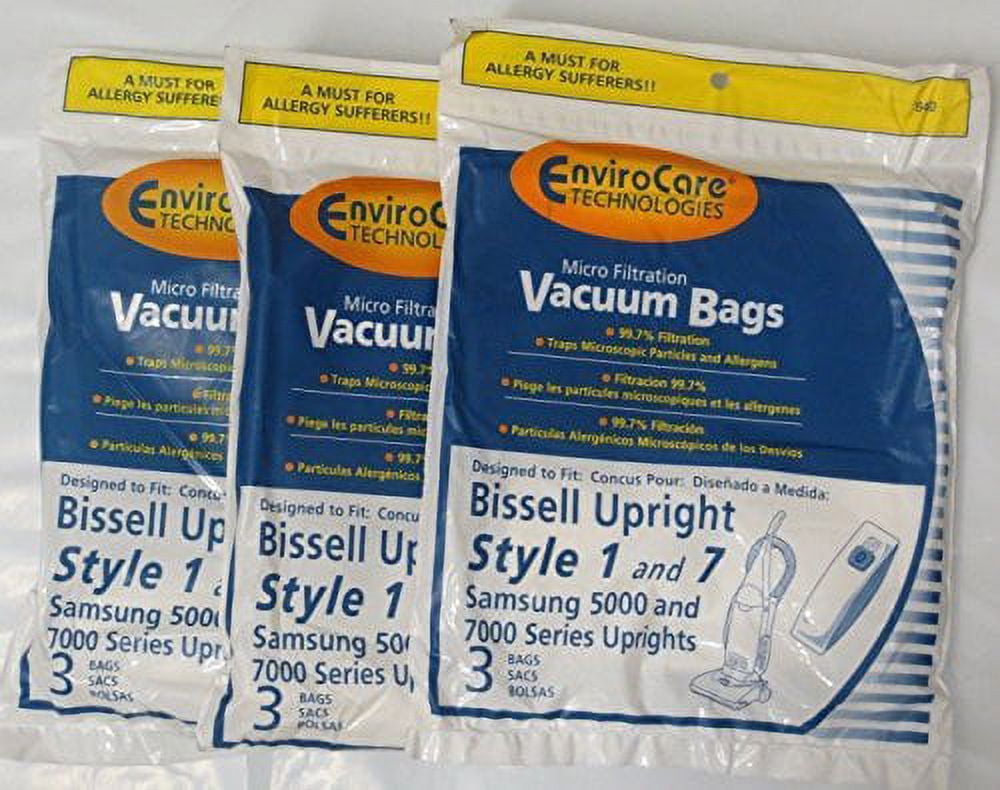 Bissell Style 1 and 7 Upright Vacuum Bags