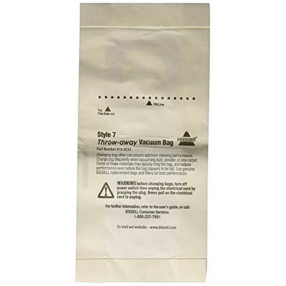 Bissell Style 7 Vacuum Bag, 32120