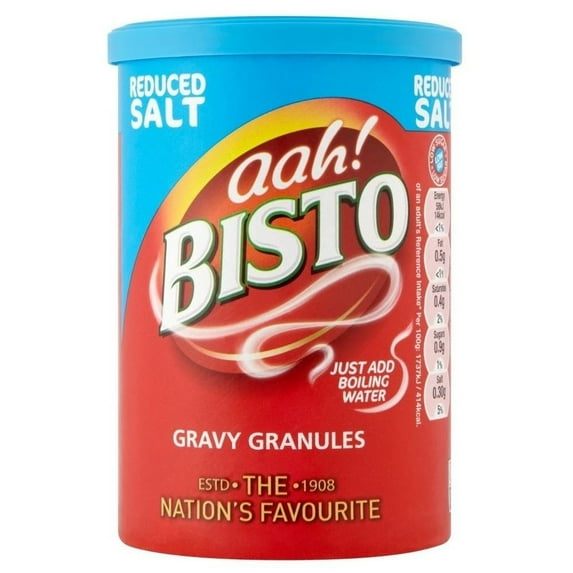 Bisto Beef Reduced Salt Gravy Granules 190g (Pack of 2)