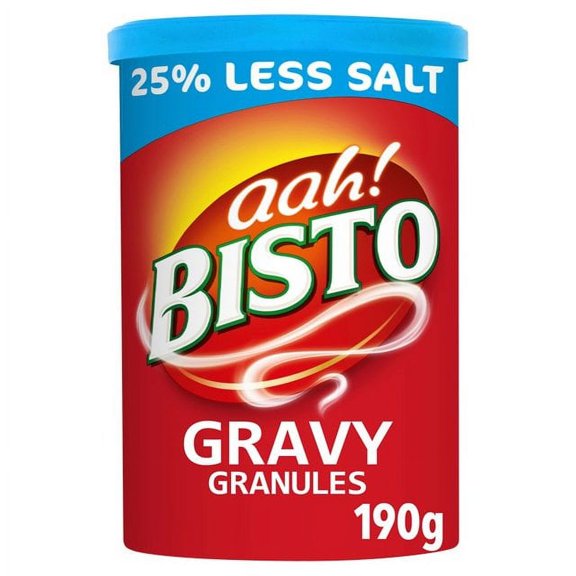 Bisto Reduced Salt Gravy Granules 190g X 4 Pack
