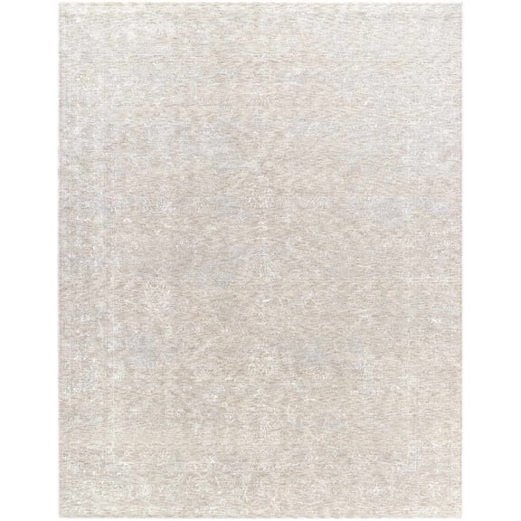 BoutiqueRugs Ivory Oriental Traditional 5x7 Area Rug Slate Blue Light Sage Bistra Living Room Bedroom Dining Room Home Office Apartment 5' x 7'5" Stain Resistant Non-Shedding Pet Friendly