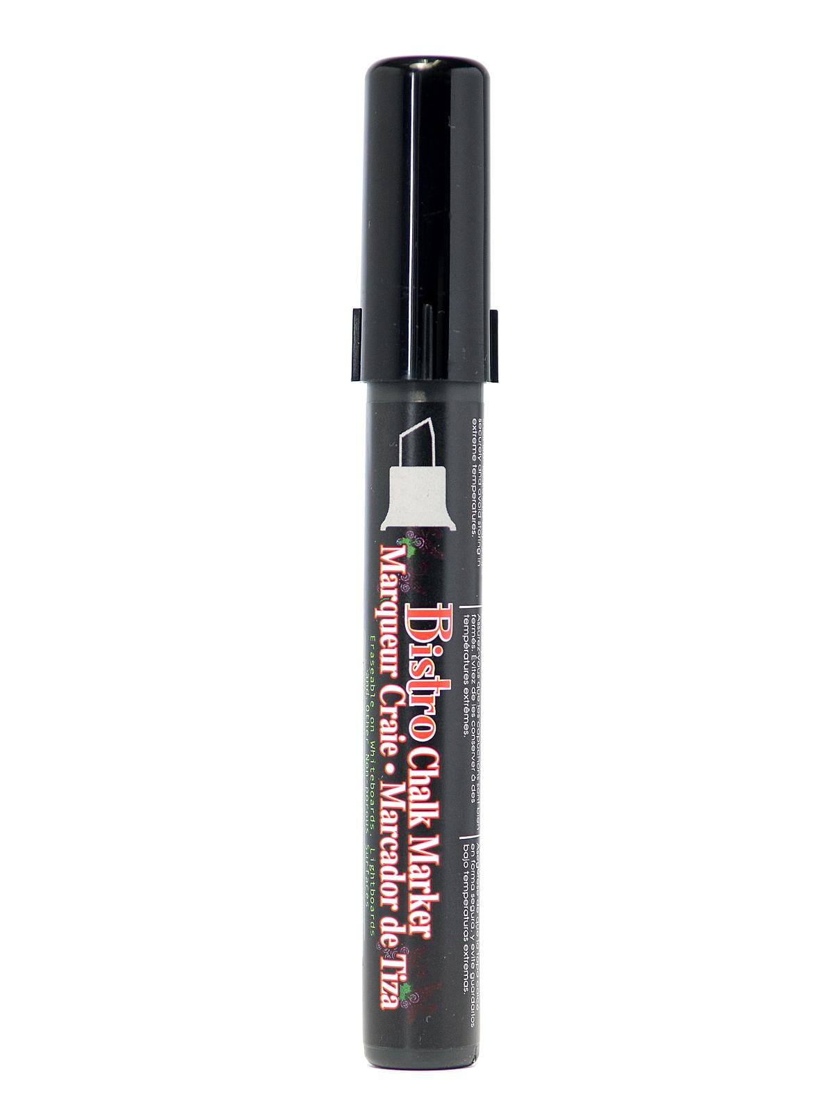 Bistro Chalk Markers black, chisel point (pack of 12)