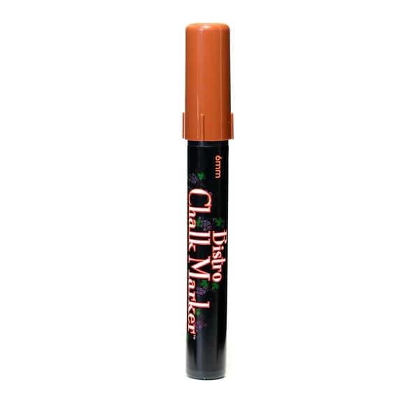 Bistro Chalk Markers brown, broad point (pack of 6)