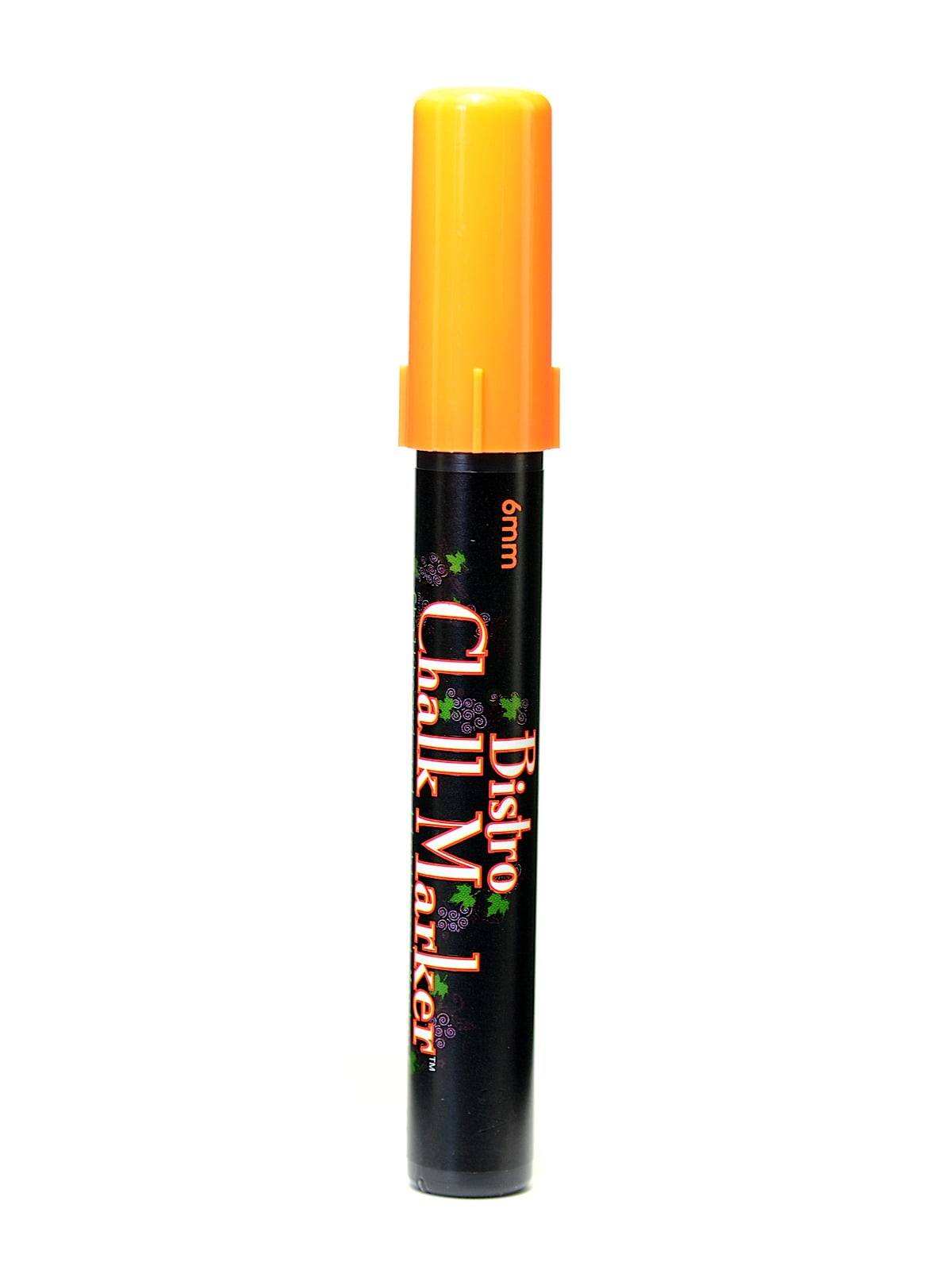 Bistro Chalk Markers fluorescent orange, broad point (pack of 6)