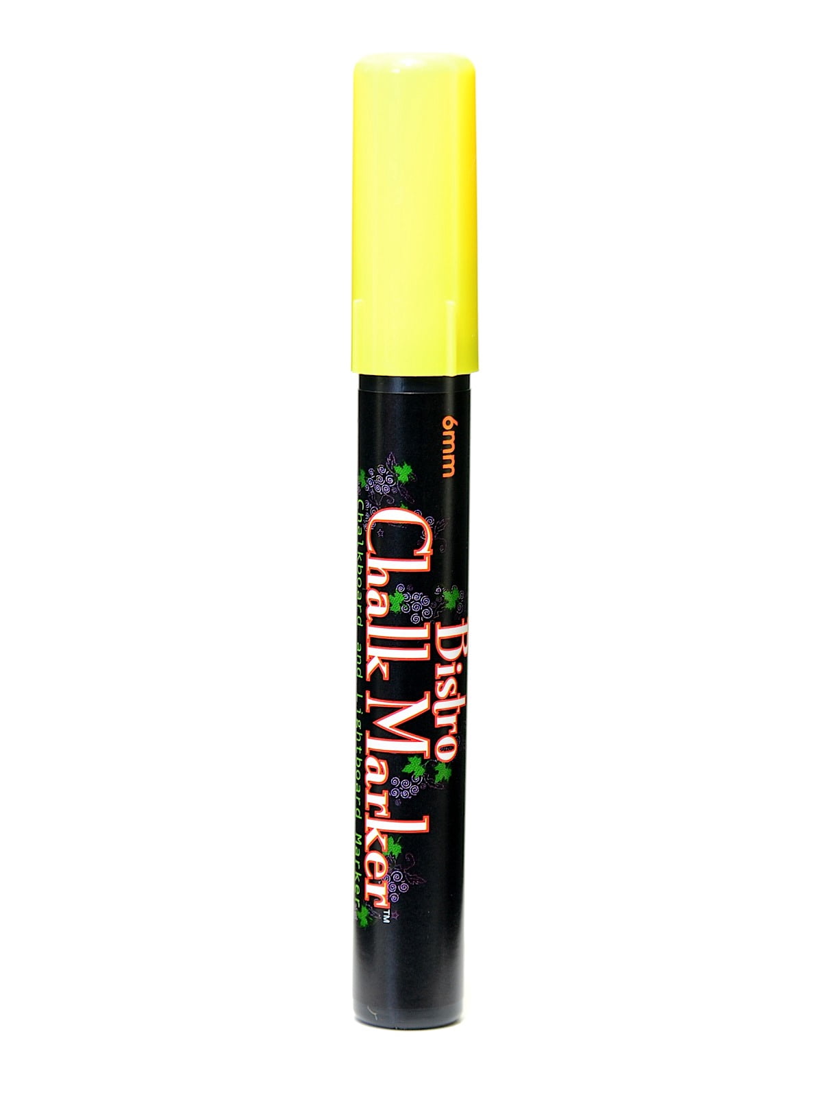 Bistro Chalk Markers yellow, broad point (pack of 6)