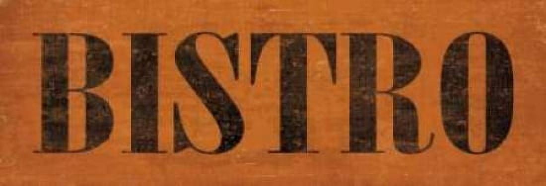 Bistro III Canvas Art - N Harbick (12 x 36)