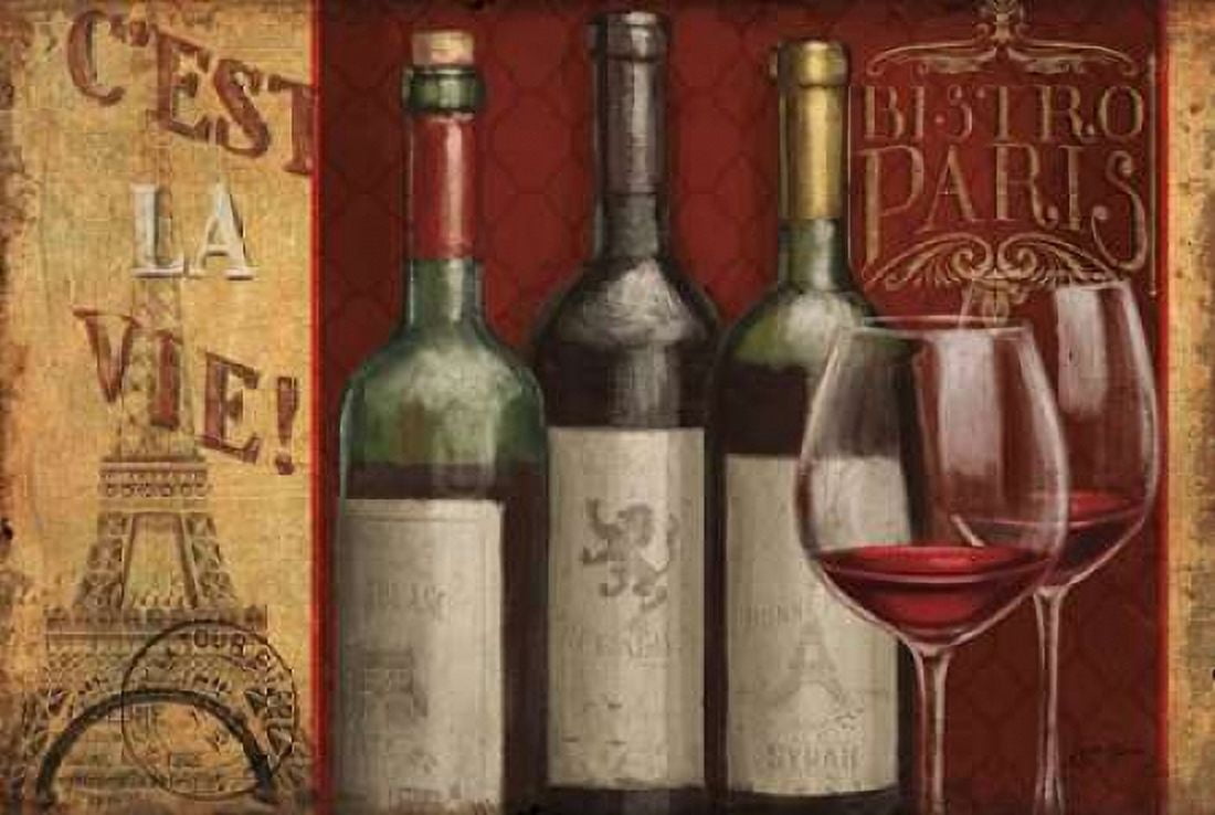 Bistro Paris I Canvas Art - Janelle Penner (24 x 36)