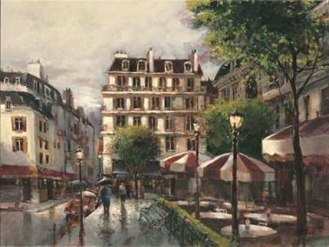 Bistro Stroll Canvas Art - Brent Heighton (22 x 28)