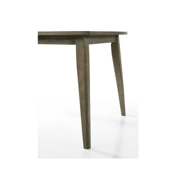 Bistro Vintage Walnut Wood Finish 72" Wide Contemporary Rectangle Dining Table