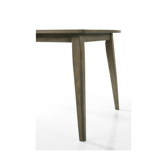 Bistro Vintage Walnut Wood Finish 72" Wide Contemporary Rectangle Dining Table