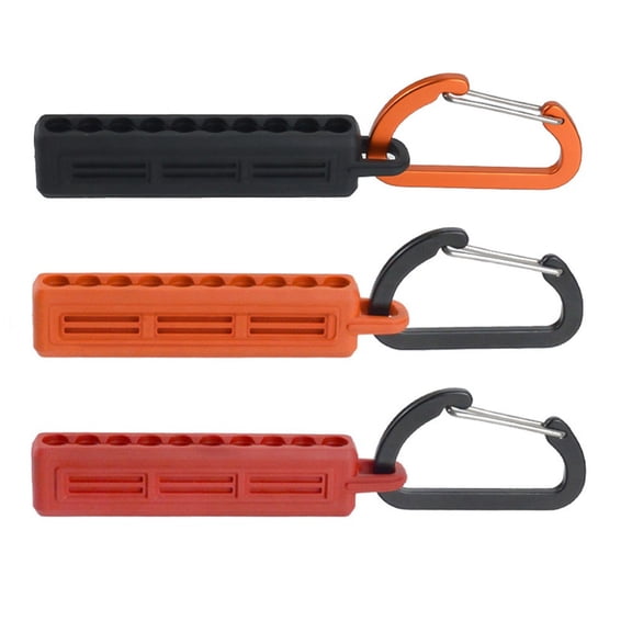 Bit Holder 10 Hole 1/4inch Hex Shank Screwdriver Plastic Screwdriver Storage