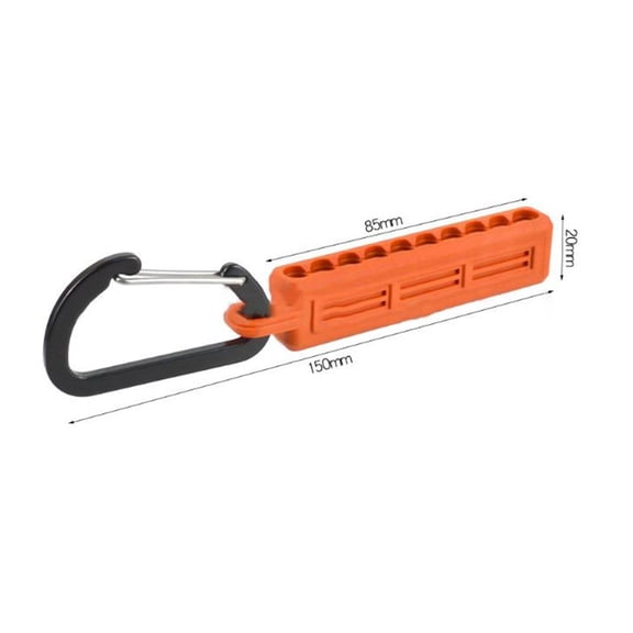 Bit Holder 10 Hole 1/4inch Hex Shank Screwdriver Plastic Screwdriver Storage