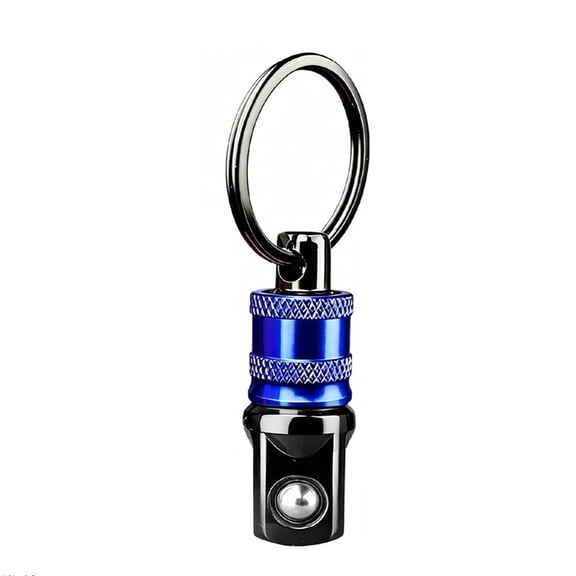 Bit Holder Keychain,1/2 inch Socket Hex Shank Bit Holders Keychain for Impact Drills Nut Driver,Quick Release Screwdriver Drill Extension Bar Tool,Portable Bits Holder for Men
