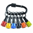 thumbnail image 1 of Bit Holder Keychain 6pc -1/4In Hex Shank Holders -for Nut Driver,Screwdriver & Drill B pwm25, 1 of 6
