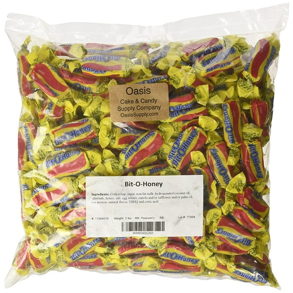Bit O Honey, 3 Lbs Bag Classic Honey Flavored Taffy Candy