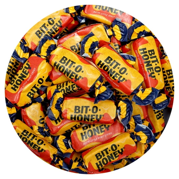 Bit-O-Honey Candy, 2 Pound Bag, Individually Wrapped Candy, Honey Taffy