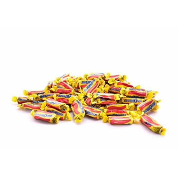 Bit-O-Honey Candy Chews - 1 LB Resealable Stand Up Candy Bag - Individually Wrapped Honey and Almond Candy - Bulk Old Fashioned Candy for Parties and Holidays
