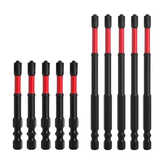 Bit Set Screwdriver A5 Steel Hex Shank Slot for Electricians Circuit Electrical Work Indoor Outdoor