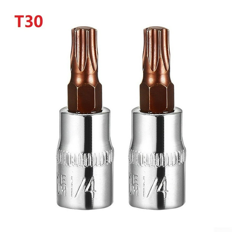 Tefey T30 1 4 torx Socket Wrench Set 2 Pieces