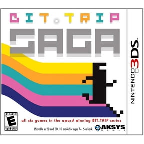 Bit Trip SAGA For Nintendo 3DS - 6 Complete Games - Beat, Core, Void, Runner, Fate & Flex